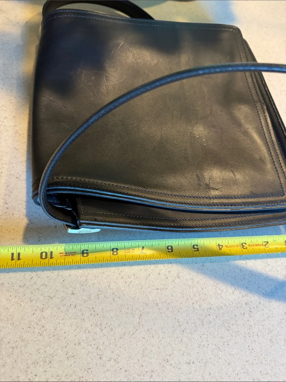 Coach sleek black